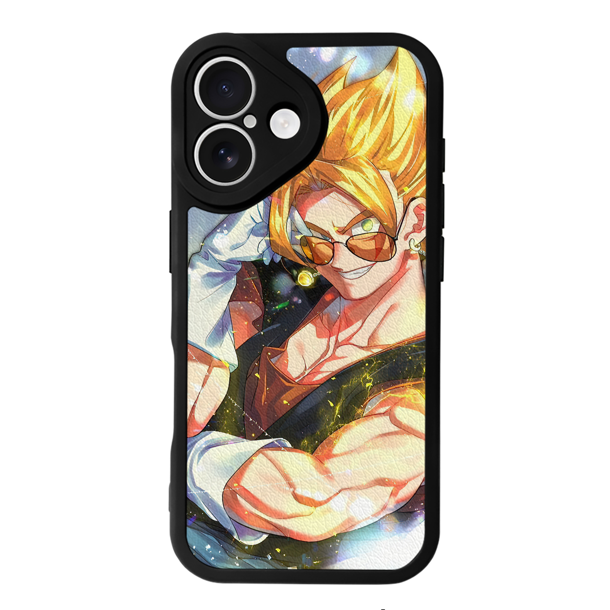 （画像用） ドラゴンボール DRAGON BALL 【iPhone 16シリーズ対応】シリコンスマホケース（レザー調） 材質：シリコン